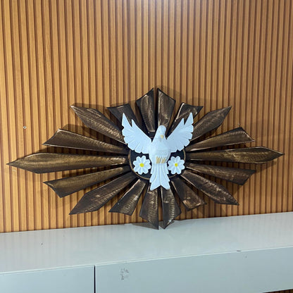 MANDALA MADEIRA MARROM DIVINO ESPIRITO SANTO 48CMX1M  (1 UNIDADE)