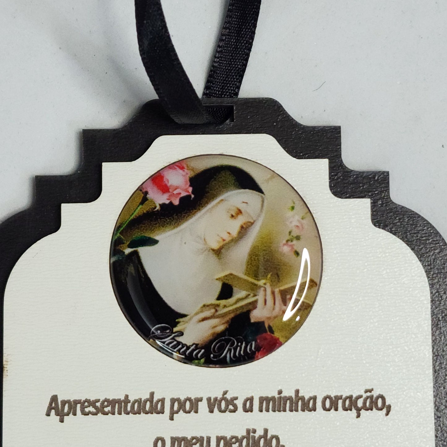 PÊNDULO MDF SANTA RITA DE CÁSSIA RESINADO (1 UNIDADE)