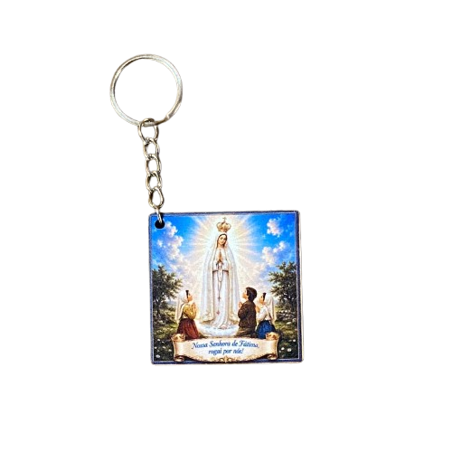 CHAVEIRO DE MDF NOSSA SENHORA DE FÁTIMA (1 UNIDADE)