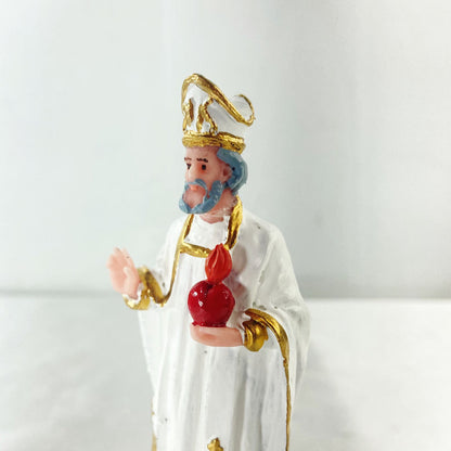 IMAGEM DE RESINA NACIONAL SANTO AGOSTINHO 13CM MOD2 (1 UNIDADE)