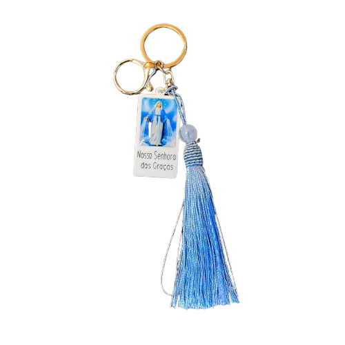 CHAVEIRO ACRÍLICO RESINADO NOSSA SENHORA DAS GRAÇAS  (  1 UNIDADE)