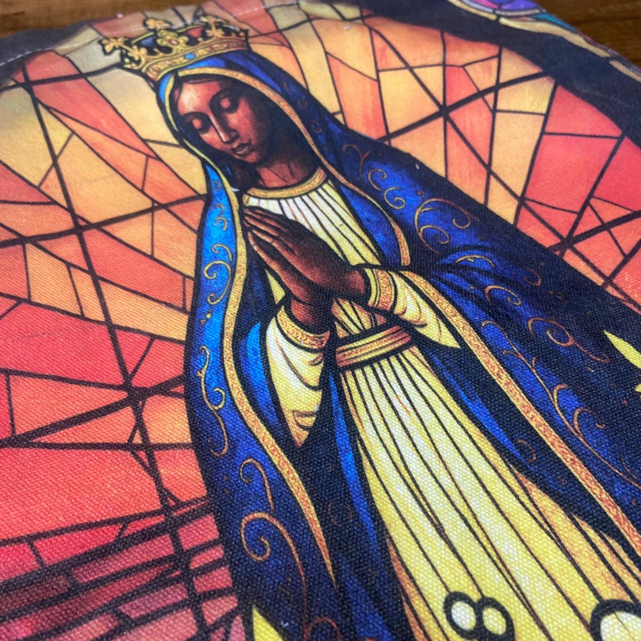 MOCHILA SACO NOSSA SENHORA APARECIDA 39,5x35,5CM  - MOD4 (1 UNIDADE)