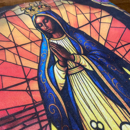 MOCHILA SACO NOSSA SENHORA APARECIDA 39,5x35,5CM  - MOD4 (1 UNIDADE)
