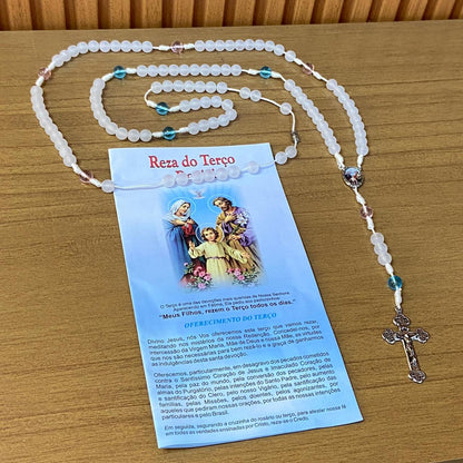 TERÇO CRISTAL DO CASAL 8MM (1 UNIDADE)