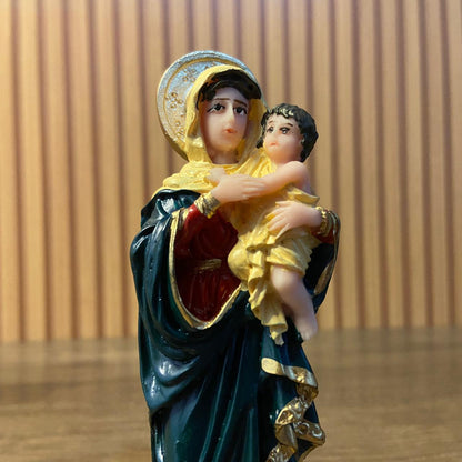 IMAGEM DE RESINA NACIONAL NOSSA SENHORA MÃE RAINHA 15CM (1 UNIDADE)