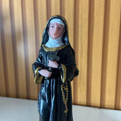 IMAGEM DE RESINA NACIONAL SANTA RITA DE CÁSSIA 15CM (1 UNIDADE)