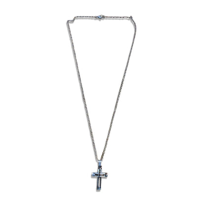 CORRENTE AÇO INOX  CRUCIFIXO MOD2 (1 UNIDADES)