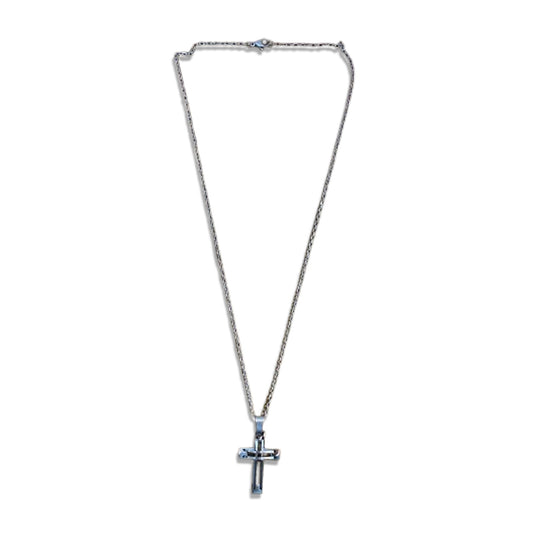 CORRENTE AÇO INOX  CRUCIFIXO MOD2 (1 UNIDADES)