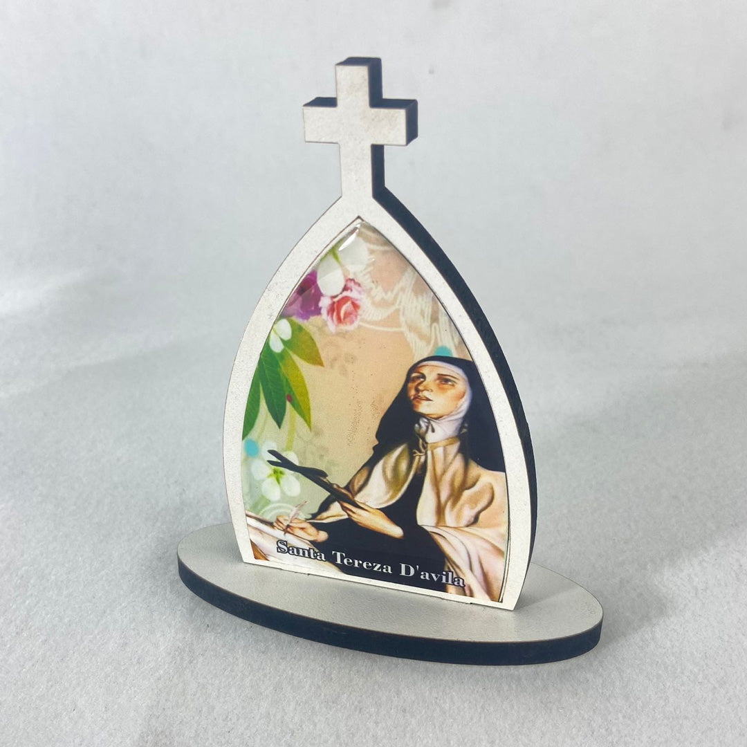 CAPELA MDF DESMONTÁVEL SANTA TERESA D'AVILA 11CM (1 UNIDADE)