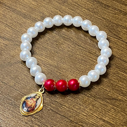 PULSEIRA PÉROLA SAGRADO CORAÇÃO DE JESUS   (01 UNIDADE)