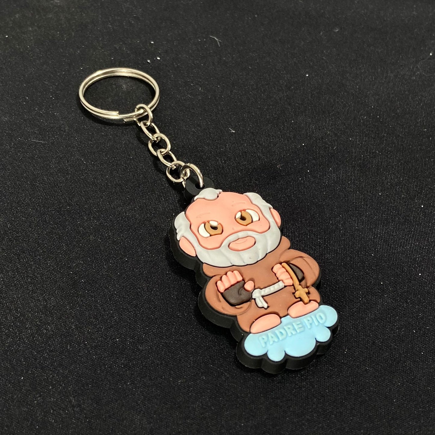 CHAVEIRO EMBORRACHADO SANTO PADRE PIO (12 UNIDADES)