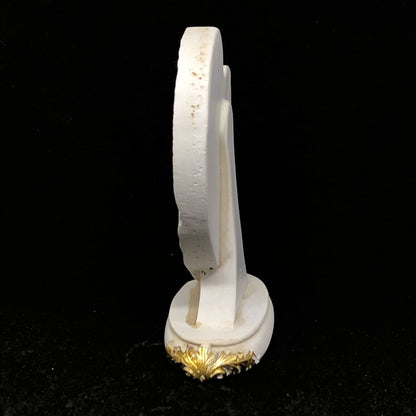 ENFEITE DE RESINA IMPORTADA ANJO BRANCO 9CM (1 UNIDADE)