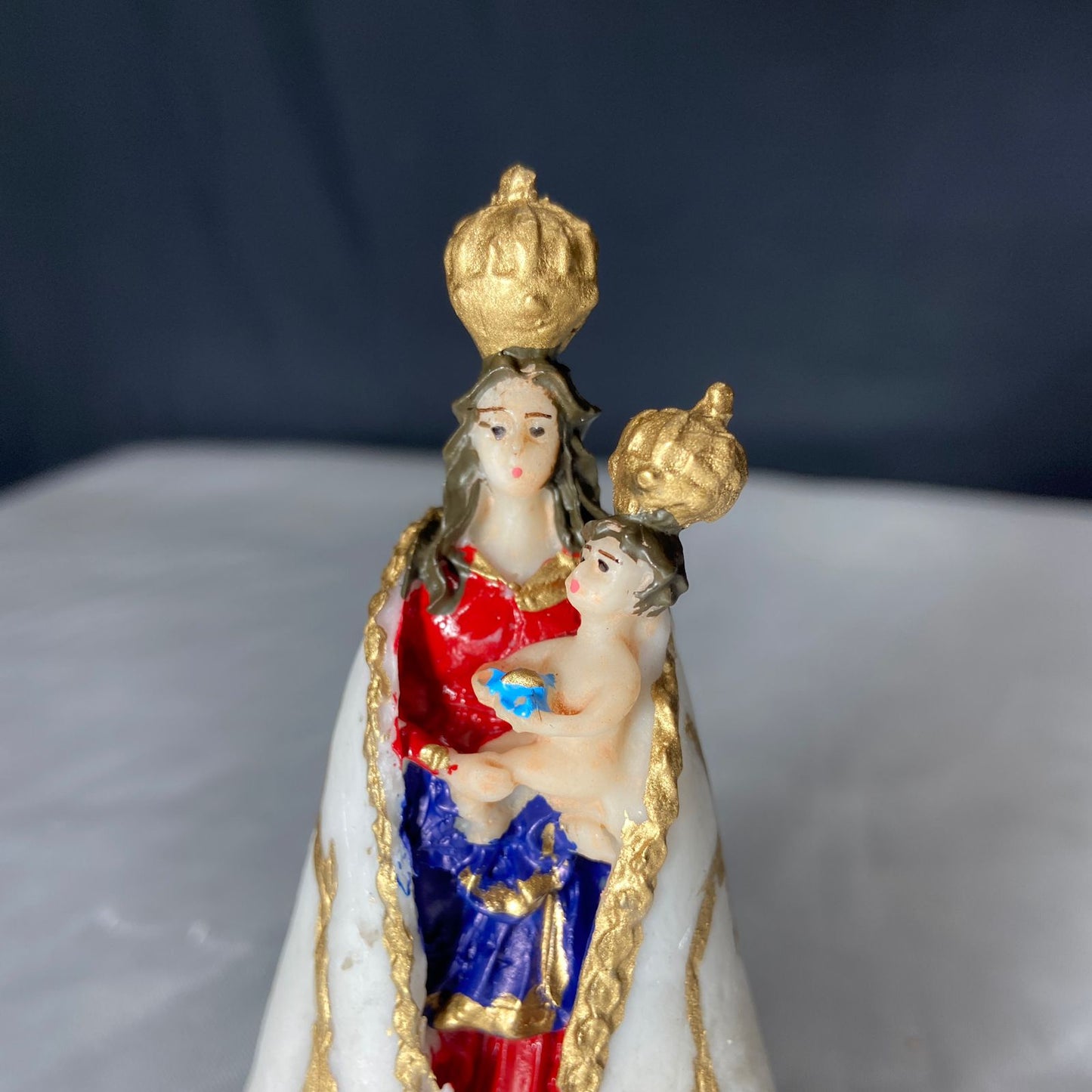 IMAGEM DE RESINA NACIONAL NOSSA SENHORA DE NAZARÉ 12CM (1 UNIDADE)