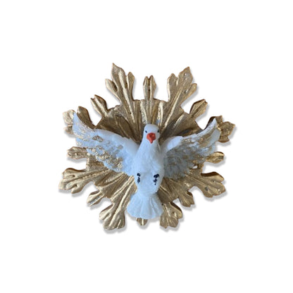 IMAGEM DE RESINA NACIONAL DIVINO ESPIRITO SANTO 09CM (1 UNIDADE)