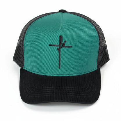 BONÉ FÉ VERDE E PRETO  (1 UNIDADES)