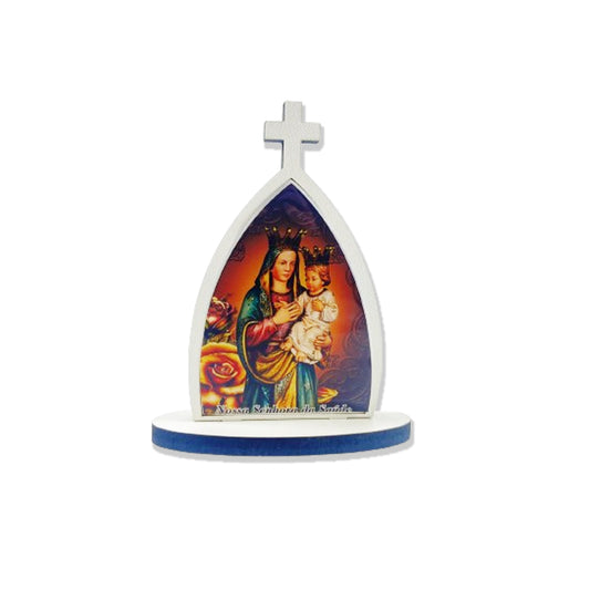 CAPELA MDF DESMONTÁVEL NOSSA SENHORA DA SAÚDE 11CM (1 UNIDADE)