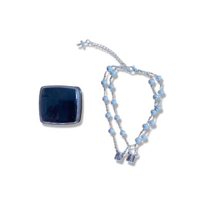 PULSEIRA ESCAPULÁRIO PRATEADA (3 UNIDADES)