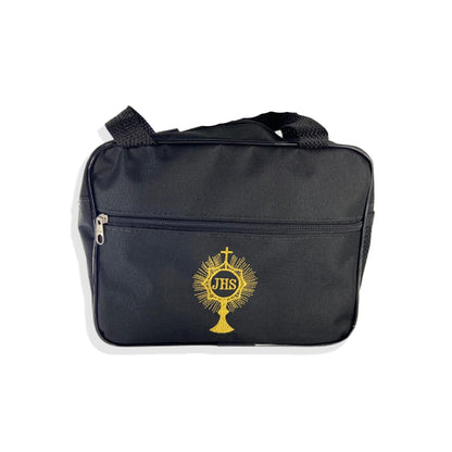 BOLSA PORTA BIBLIA PRETA OSTENSÓRIO 20X25 (1 UNIDADE)