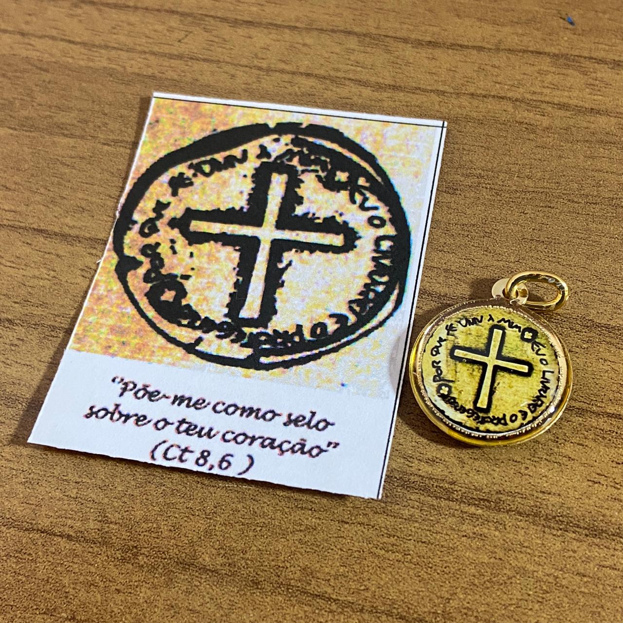 MEDALHA DUPLA FACE DUAS MEDALHAS (12 UNIDADES)