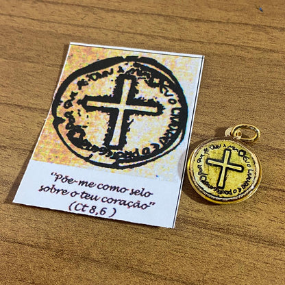 MEDALHA DUPLA FACE DUAS MEDALHAS (12 UNIDADES)