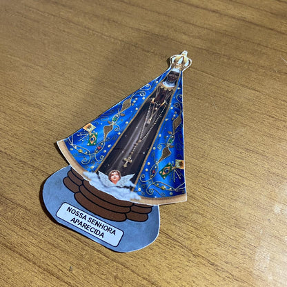 ADESIVO NOSSA SENHORA APARECIDA 11X07CM (3 UNIDADES)