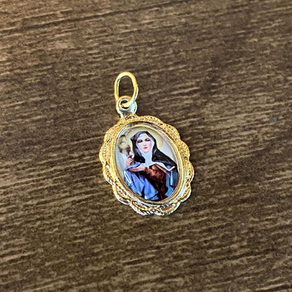 MEDALHA ALUMINIO SANTA CLARA (36 UNIDADES)