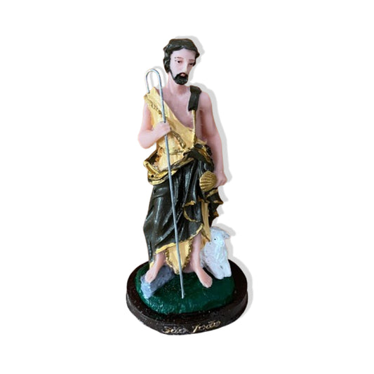 IMAGEM DE RESINA NACIONAL SÃO JOÃO BATISTA 18CM (1 UNIDADE)