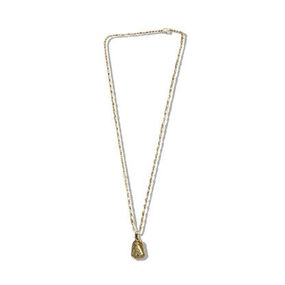 CORRENTE DOURADA NOSSA SENHORA APARECIDA MOD3 ( 1 UNIDADE)