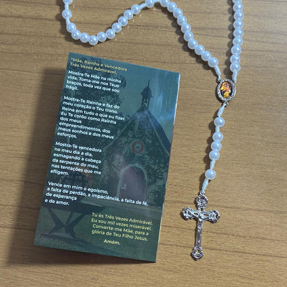 TERÇO PÉROLA MÃE RAINHA 8MM (1 UNIDADE)