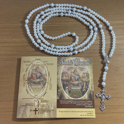 ROSÁRIO PÉROLA NOSSA SENHORA APARECIDA 8MM (1 UNIDADE)