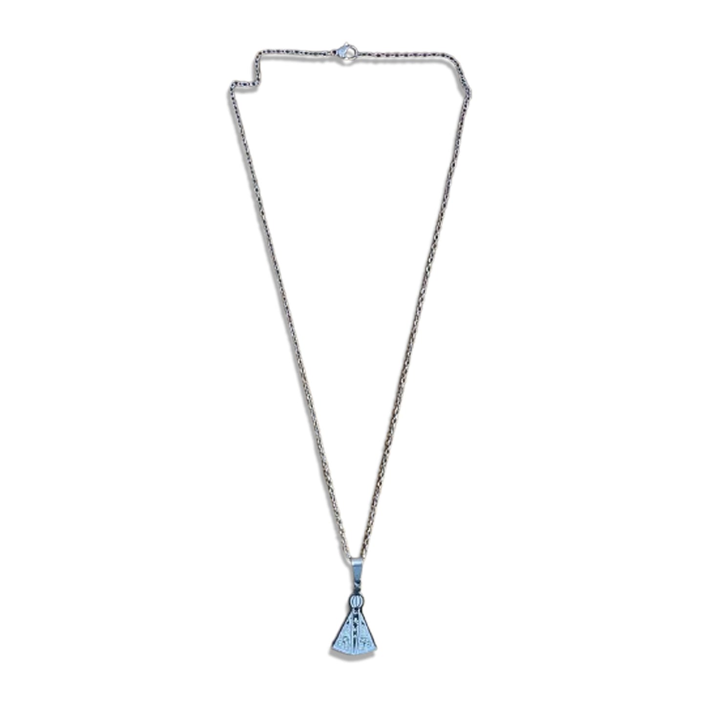 CORRENTE AÇO INOX CRUCIFIXO NOSSA SENHORA APARECIDA MOD2 (1 UNIDADES)