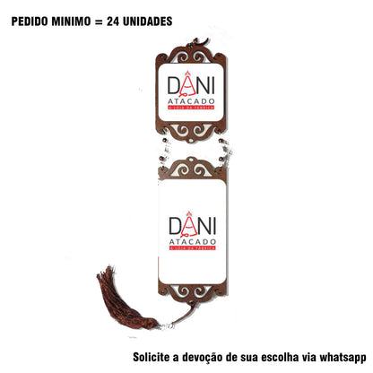ADORNO DUPLO QUADRADO TABACO PERSONALIZADO (1 UNIDADE)