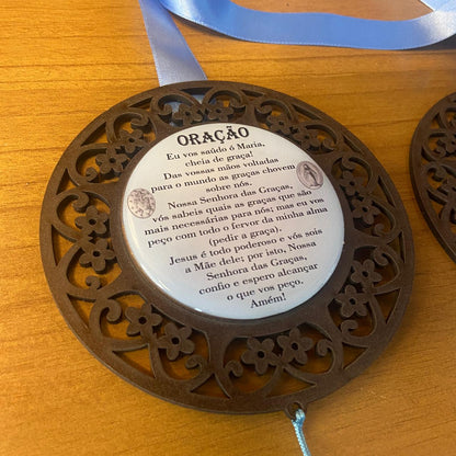 ESCAPULÁRIO DE PORTA TABACO NOSSA SENHORA DAS GRAÇAS (1 UNIDADE)