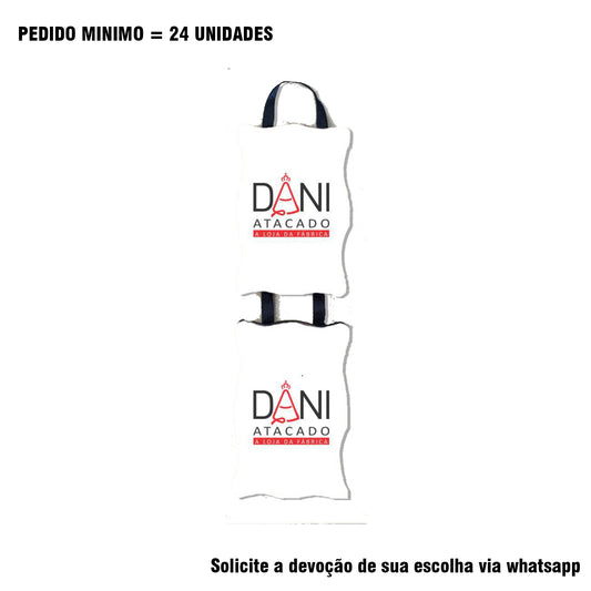 ADORNO DUPLO QUADRADO FITA PERSONALIZADO (1 UNIDADE)