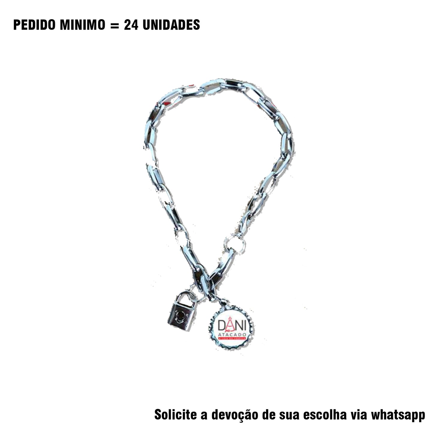 PULSEIRA CADEADO PERSONALIZADA (1 UNIDADE)