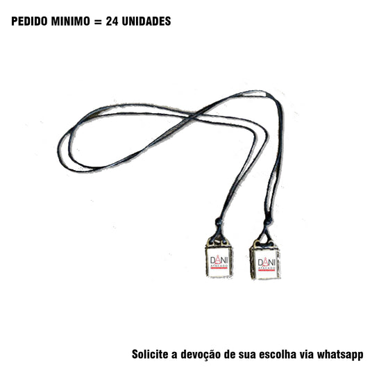 ESCAPULÁRIO DE COURO PERSONALIZADO (1 UNIDADE)