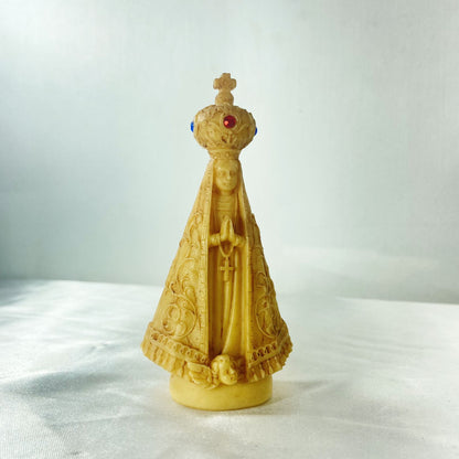 IMAGEM DE RESINA IMPORTADA NOSSA SENHORA APARECIDA AMARELA 11CM (1 UNIDADE)