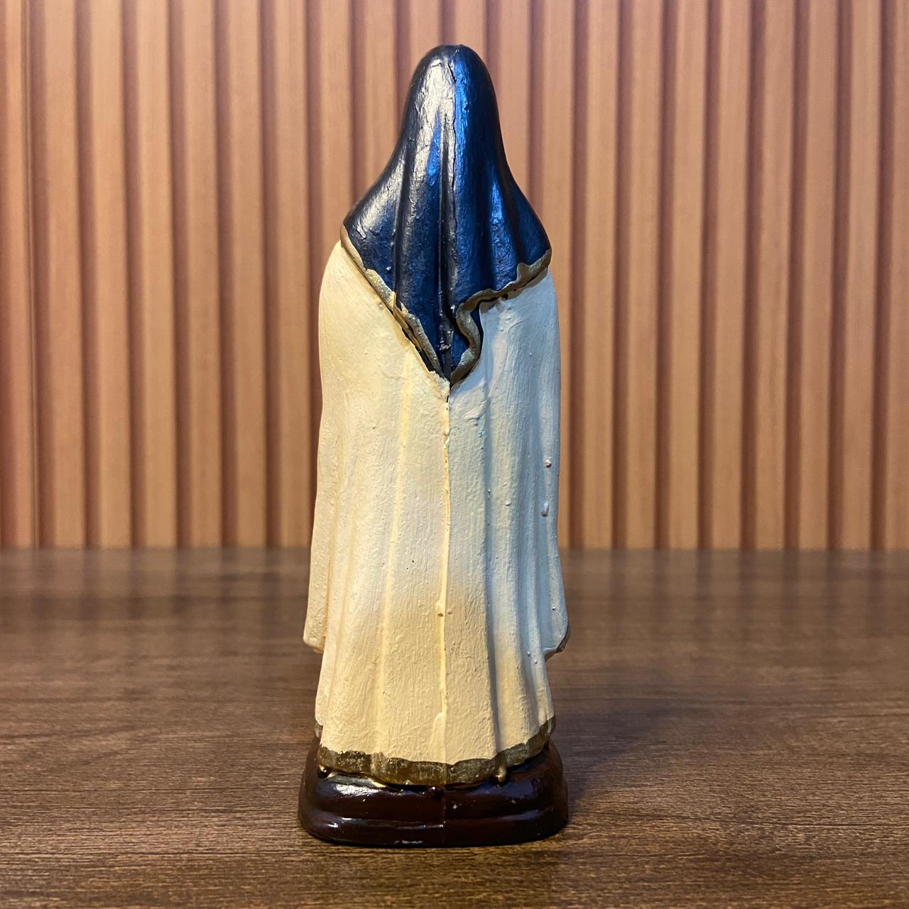 IMAGEM DE RESINA NACIONAL SANTA TERESA D´AVILA 15CM (1 UNIDADE)