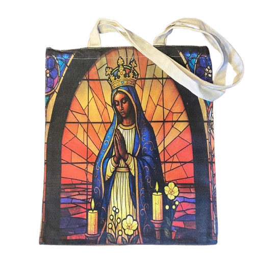 SACOLA DE COMPRAS NOSSA SENHORA APARECIDA 39x34,5CM  - MOD3 (1 UNIDADE)