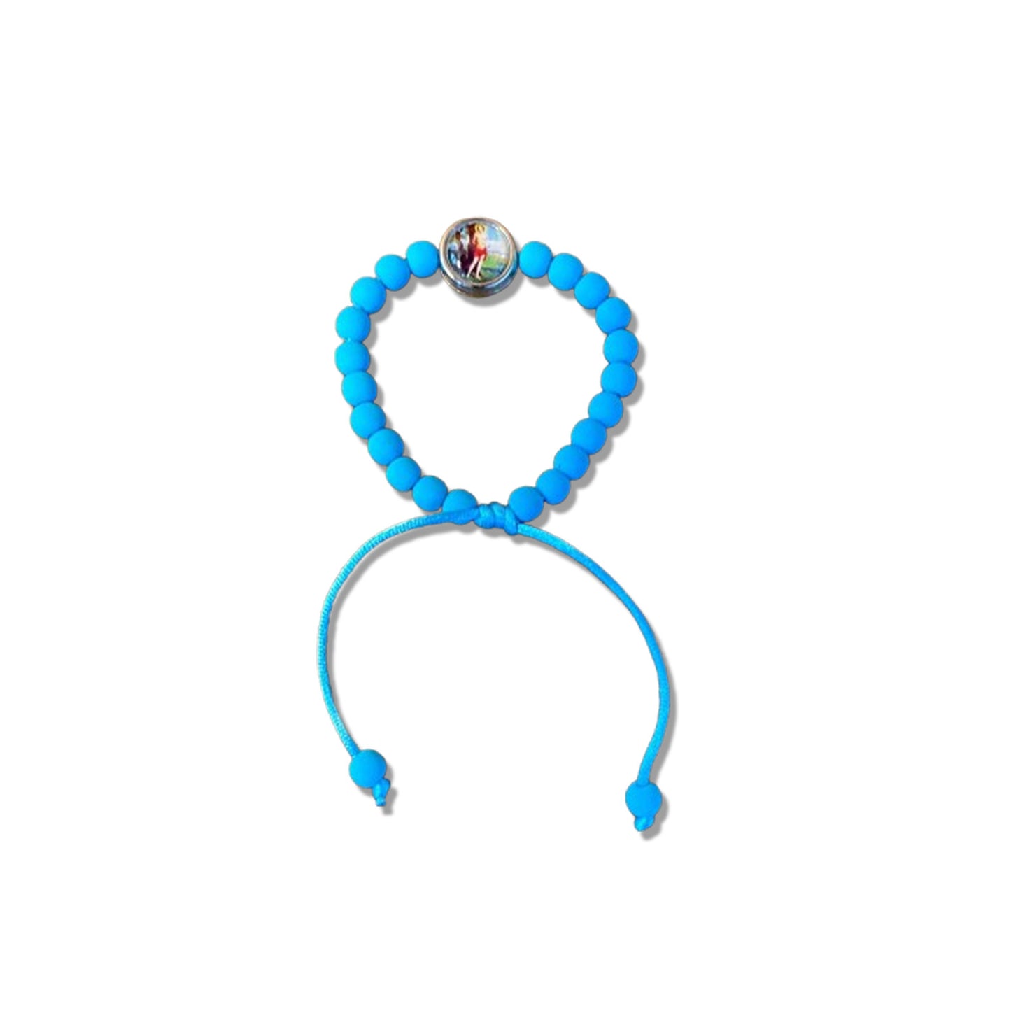 PULSEIRA EMBORRACHADA SÃO SEBASTIÃO AZUL REGULÁVEL (6 UNIDADES)
