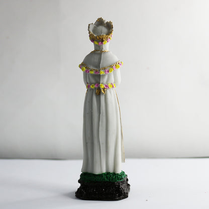 IMAGEM DE RESINA NACIONAL NOSSA SENHORA DE SALETTE 16CM (1 UNIDADE)