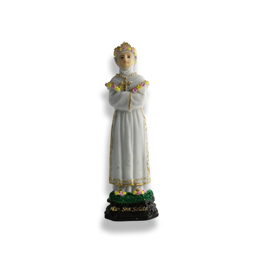 IMAGEM DE RESINA NACIONAL NOSSA SENHORA DE SALETTE 16CM (1 UNIDADE)