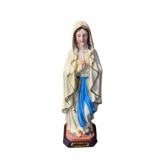 IMAGEM DE RESINA IMPORTADA NOSSA SENHORA DE LOURDES 31CM (1 UNIDADE)