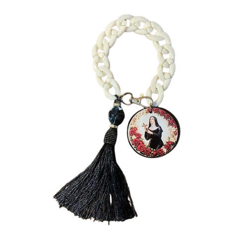 ELO DA CONSAGRAÇÃO  MEDALHÃO RESINADO SANTA RITA (1 UNIDADE)