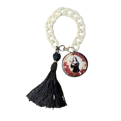 ELO DA CONSAGRAÇÃO  MEDALHÃO RESINADO SANTA RITA (1 UNIDADE)