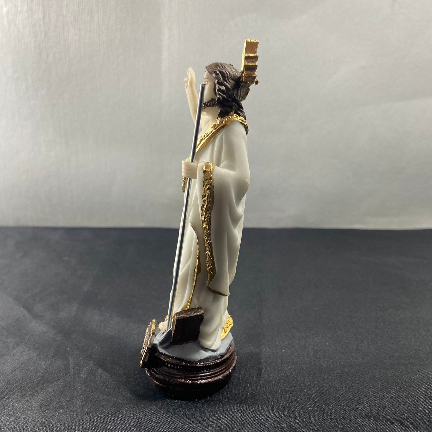 IMAGEM DE RESINA NACIONAL JESUS RESSUSCITADO 14CM (1 UNIDADES)