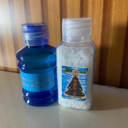 KIT AGUA E SAL NOSSA SENHORA APARECIDA (1 UNIDADE)