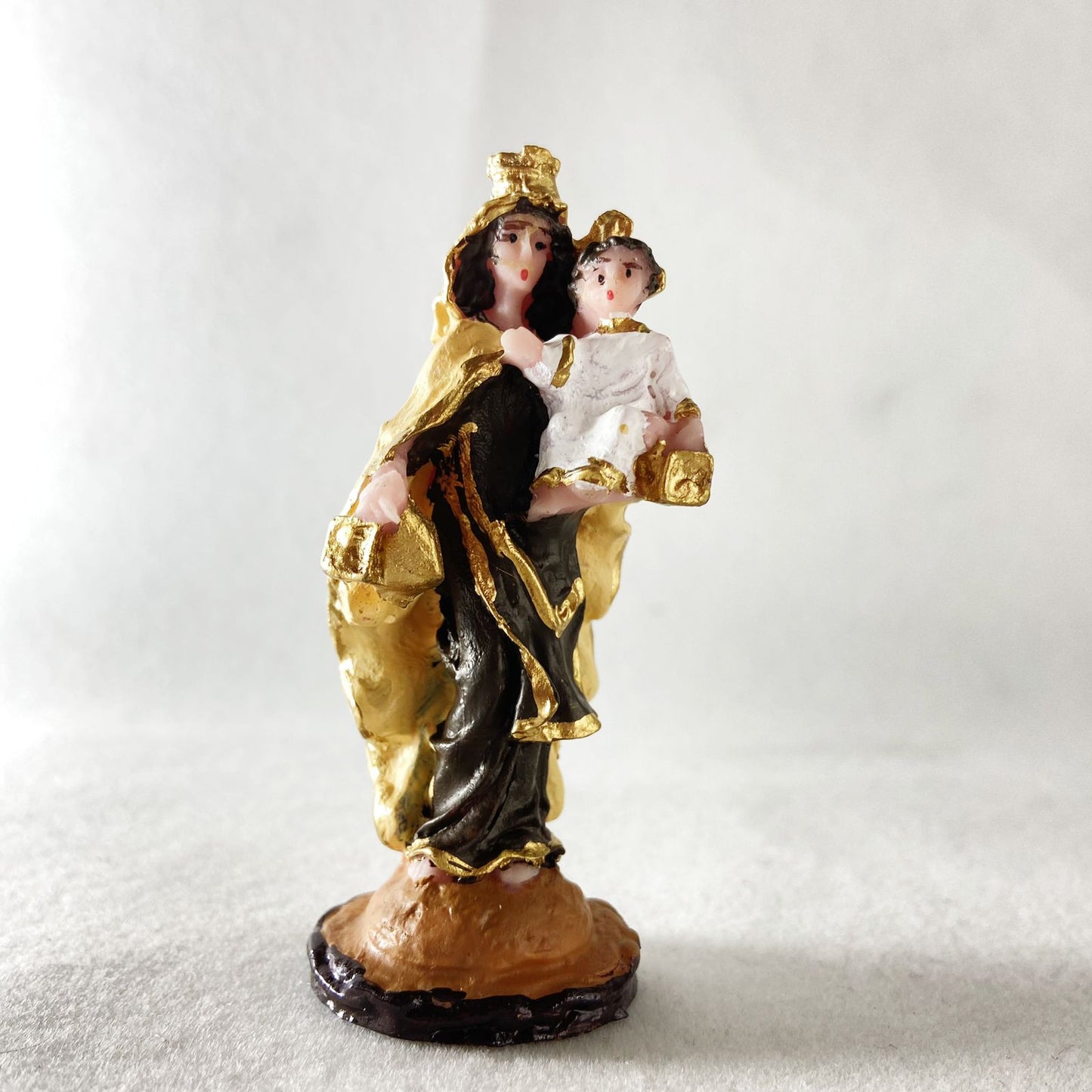 IMAGEM DE RESINA NACIONAL NOSSA SENHORA DO CARMO 07CM (6 UNIDADES)