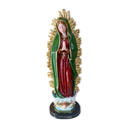 IMAGEM DE RESINA NACIONAL NOSSA SENHORA DE GUADALUPE 32CM (1 UNIDADE)