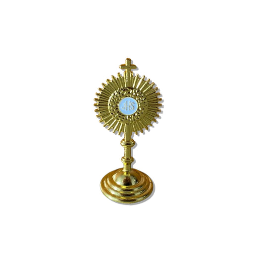 OSTENSÓRIO DOURADO 06CM PARA CARRO  (6 UNIDADES)